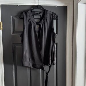 Black Sleeveless Blouse